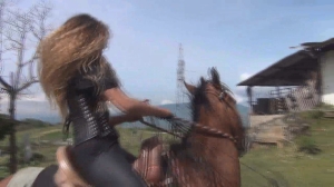 CL8565 YF SylviaBlackFetishBoots.wmv